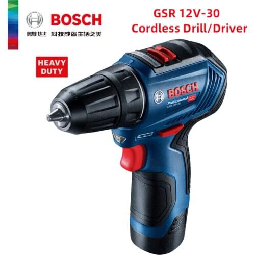 Bosch 12V Cordless Drill/Driver GSR 12V-30 Brushless Electric Drill Electric Screwdriver Bosch Professional Power Tools