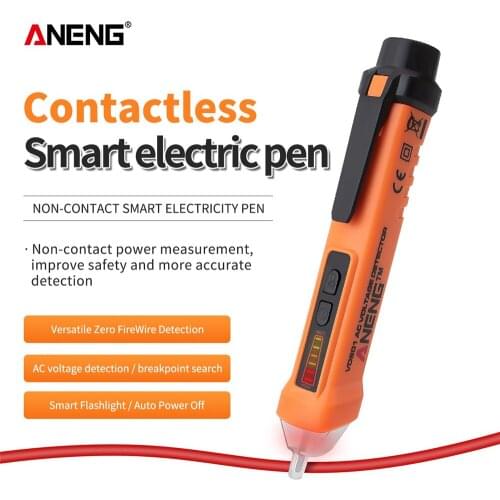 ANENG VD801 Digital AC Voltage Detectors 12-1000V Non-Contact Tester Pen Tester Meter Volt Current Electric Test Pencil