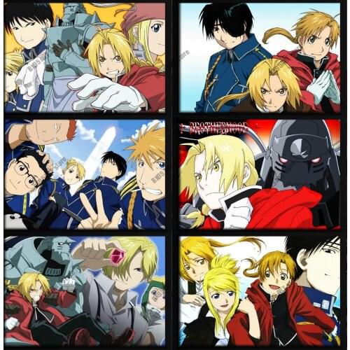 Fullmetal Alchemist Anime Diamond Mosaic Diamond Painting Cross Stitch Kits Embroidery Full Square Drill Room Decoration