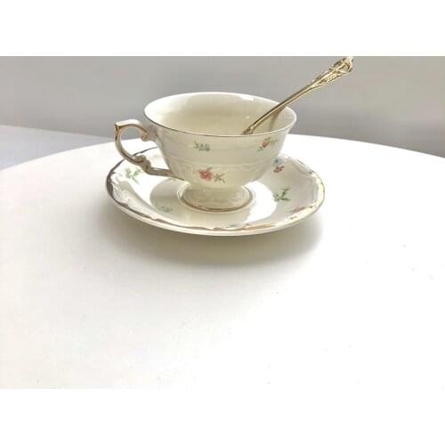 Floral Vintage Coffee Cup Simple Mate Coffee Cup Ceramic Eco Friendly Reusable Tazas De Ceramica Creativas Drinkware EB5BD