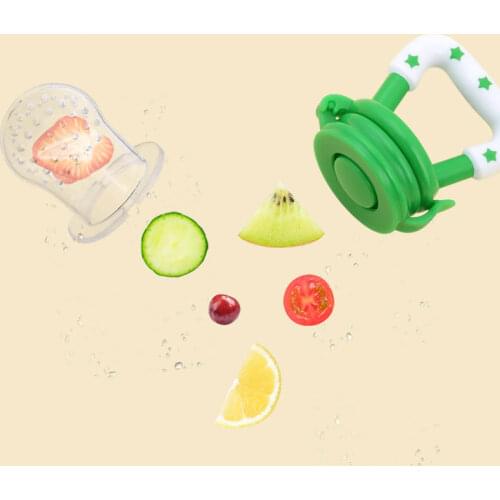 Baby Sillicon Pacifiers Nipple Fresh Food Milk Nibbler Feeder Kids Fruit Teat Bottles Feeding Drinking Teething Safe Supplies