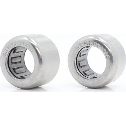 HK081410SS Needle Bearings 440C 8*14*10 mm 2 Pcs Stainless Steel Drawn Cup Needle Roller Bearing HK081410 7941/8 HK081410