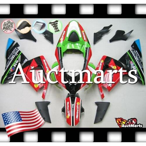 For Kawasaki Ninja ZX10R 2004 2005 04 05 Injection Plastic Fairing Kit (P/N:3d19)
