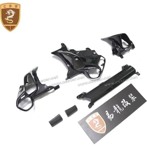 Dry Carbon Fiber Car Air Condition For Ferrari 458 488 Interior Decoration Car styling