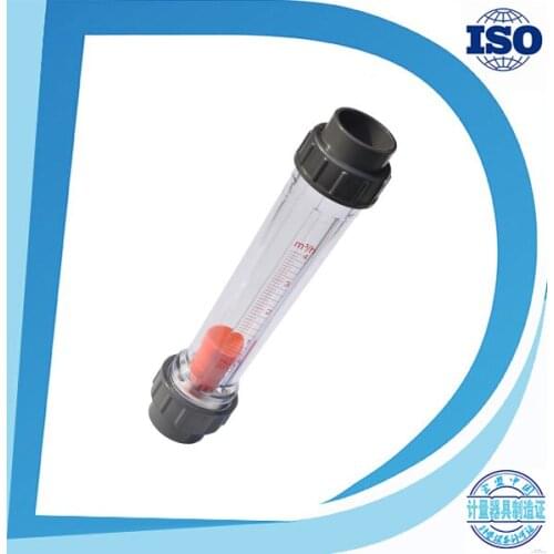 LZB-25S Plastic Conical Tube Float Water Rotameter (Long tube)