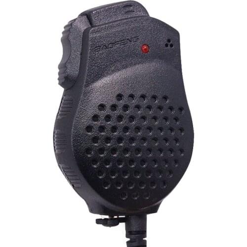 10pcs UV-82 Dual PTT Speaker Microphone For BAOFENG Two Way Radio UV-82 UV-82HX UV-82HP GT-5TP Walkie Talkie Portable