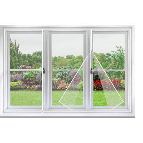 👍Large size customized Mosquito Nets for Window With Zipper Balcony Self-adhesive Door and window Screen