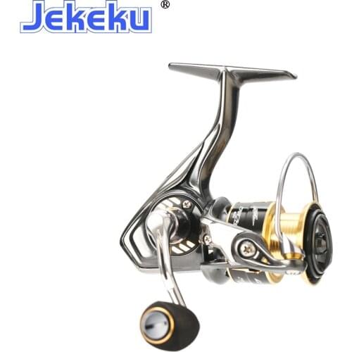 JEKEKU NEW Spinning Fishing Coil Fishing Reel Max Drag 8KG 11 BB 5.2:1 Screwed-in Handle system Aluminium Spool Carp Fishing