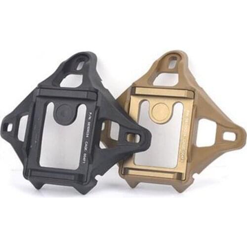 Hunting Tactical helmet Wil cox 4 Hole metal Shroud P/N with screws suitable for sea helmet use BK/DE