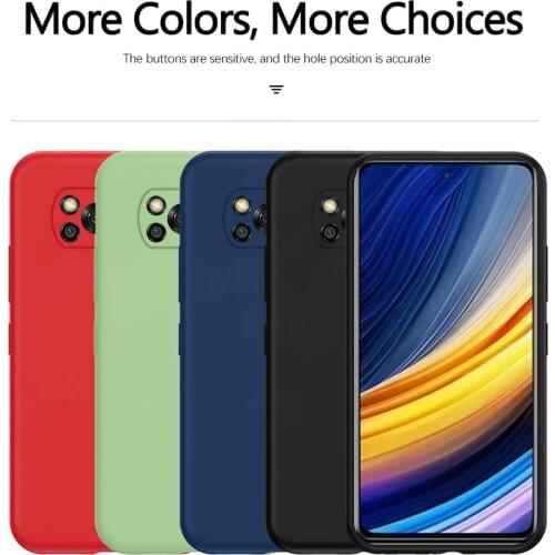 Poco-x3 pro, matte case for poco x 3 pro/nfc xiaomi poco f3 soft liquid tpu phone cases pocophone f3 cover poco x3 pro case