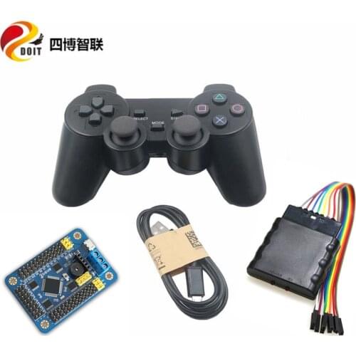 SZDOIT 32-way Servo Control Board+ PS2 Wireless Controller Receiver Kit RC Robot Servo Controller Parts for Arduino