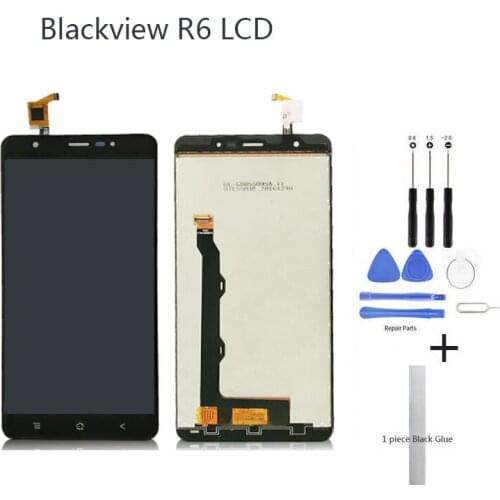 Display Screen Replace For Blackview R6 LCD Touch screen 5.5 inch black for Blackview R6 Touch screen LCD Without Frame