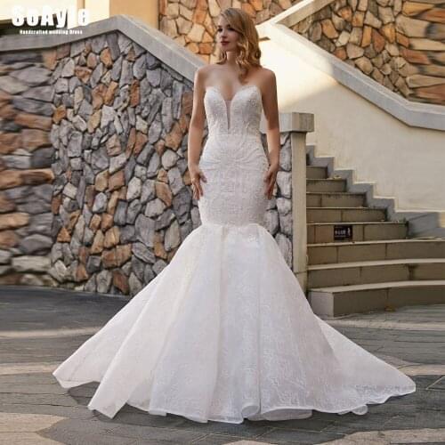SoAyle Mermaid Silhouette Wedding Dresses