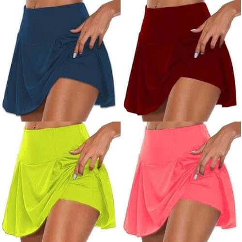 Tennis Running Skort Skirt Golf Sport Fitness Skirts Active Athletic Yoga Fitness Skirts New And High Quality Women Girls Dress