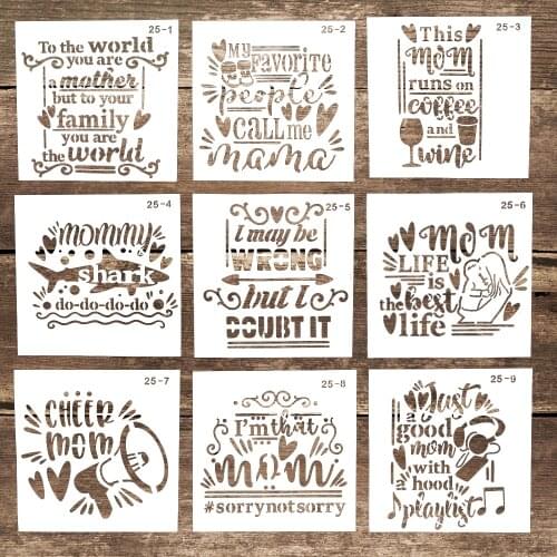 15 cm DIY Craft Layering Background Stencil For Wall Painting Scrapbooking Stamping Album Decorative Embossing Paper Cards