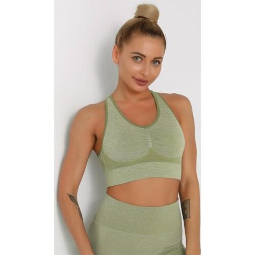 Cotton Sport Bra High Impact Runing bra Sexy Yoga Crop Top Shockproof Fitness Padded Bra Comfortable Women Cycling Workoutwear