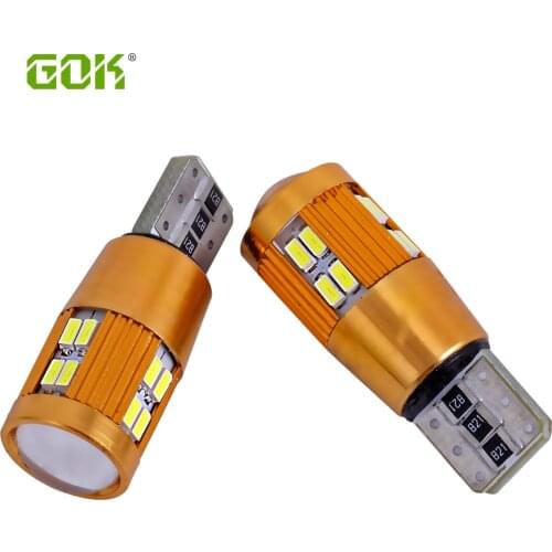 2pcs T10 led Canbus No error 3014 LED W5W T10 22smd 3014 Car side wedge light reading light license plate light