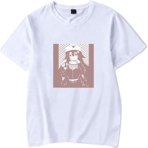 2021 Genshin Impact Hu Tao Men T-shirts Graphic Print Summer T shirts Streetwear Harajuku Casual T-Shirt Clothes