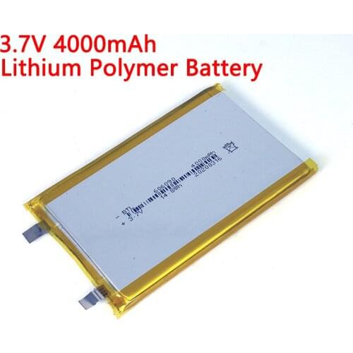 3.7V Polymer lithium battery 606090 4000mAh Large capacity Tablet computer, Mobile power supply DIY batteries
