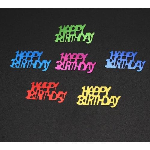 90G Sparkle Confetti Kids Birthday Party Supplies Decoracion Rainbow Colour 16th 18th 21th Digitals