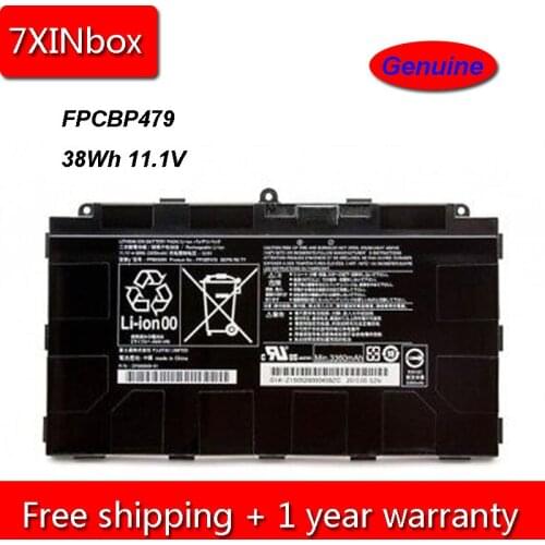 7XINbox 38Wh 3450mAh 11.1V Genuine FPCBP479 Laptop Battery For Fujitsu FPB0326S FPCBP479 Series Tablet
