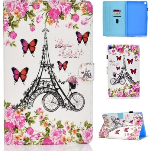 Case for Samsung Galaxy Tab A 8.0" 2019 SM-P200 SM-P205 8 inch Skin Fundas Coque Cover Shell Fashion Pattern Owl Butterfly