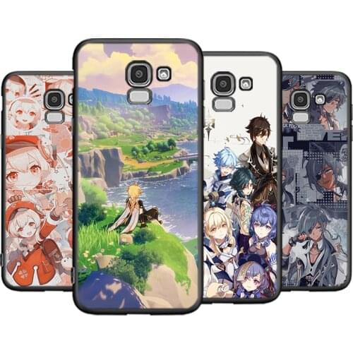 Funda Genshin Impacts Game Cover For Samsung Galaxy J8 J7 Duo J6 J5 Prime J4 Plus J3 J2 Core 2018 2017 2016 Phone Case