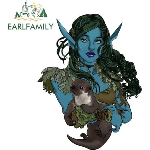 EARLFAMILY 13cm x 10.2cm for Dungeons and Dragons Anime Car Stickers Vinyl Car Wrap Decal Waterproof Laptop Personality Graphics