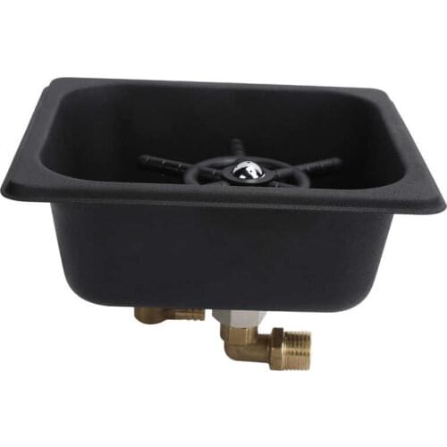 G1/2 in Home Sink Automatic Cup Washing Machine Coffee Pitcher Flushing Rinser Cleaner Matte Black Household Kitchen Accessory