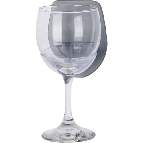 Red Wine Glass Holder Plastic Wine Glass Holder For The Bath Shower Wall bracket Storage Rack bathroom Kitchen Rack Hanging