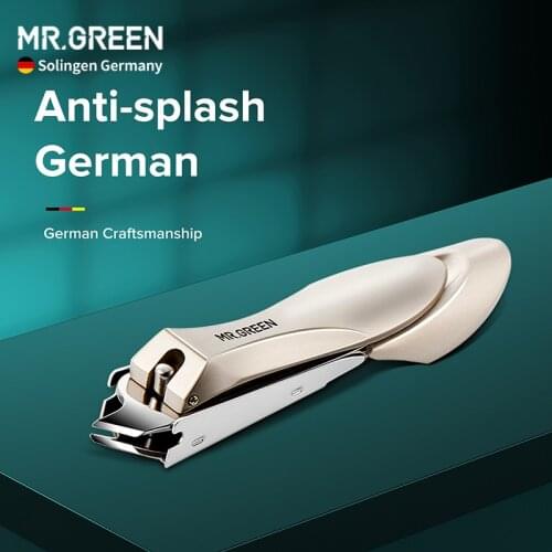 MR Green Nail Clippers/Nippers/Scissors Nail Care Pedicure Tools Trimmers Cutter Toenails Fingernail Clipper Manicure Profession