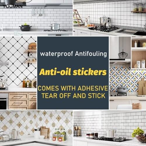 Furniture Renovation Sticker Kitchen Cabinet Wardrobe Decoration Wallpaper Bathroom Waterproof Cupboard Table PVC Marble Sticker