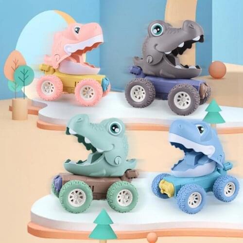 Dinosaur Model Car Stable Structure Kids Gift Toy Animal Shape Return Force Car Pull Back Car Toys Model Kid Mini Cars Toys