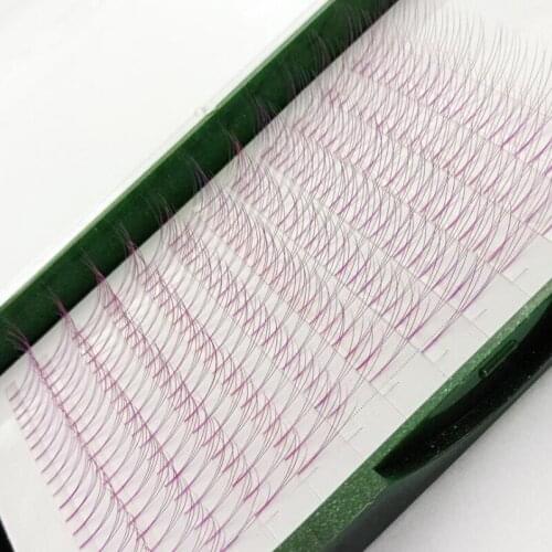 NEW 0.07mm 3D purple handmade eyelash extension individual faux mink lash extension synthetic hair soft false lashes