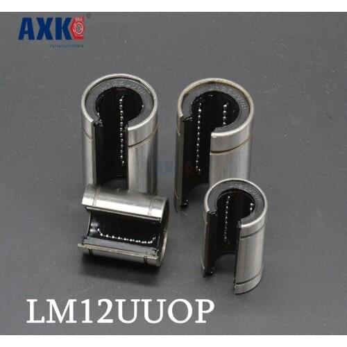 2021 Rushed New Rolamentos 10pcs/lot Lm12uuop Bearing 12mm Linear Motion Ball Bush Bushing For Guide Rod Round Shaft Parts