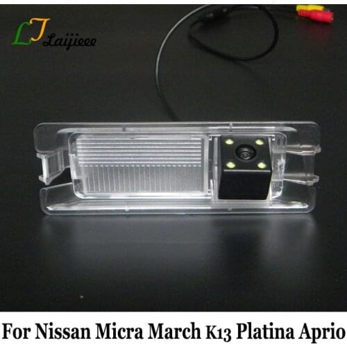 Parking Camera For Nissan Micra March K13 Platina Aprio / With Power Relay HD CCD Night Vision Auto Reversing Rearview Camera