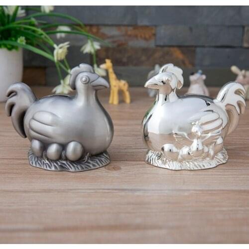 Hen Egg-hatching Savings Tank Meta Hen-hatching Chicken Change Tank Creative Zodiac Chicken Children Gift Money Box Piggy Bank