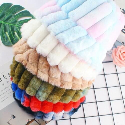 Leopard fluffy hat Faux Fur Warm Bucket Hats For Women Girl Cow Print Plush velvet Winter hat Fisherman Hats Bob Panama