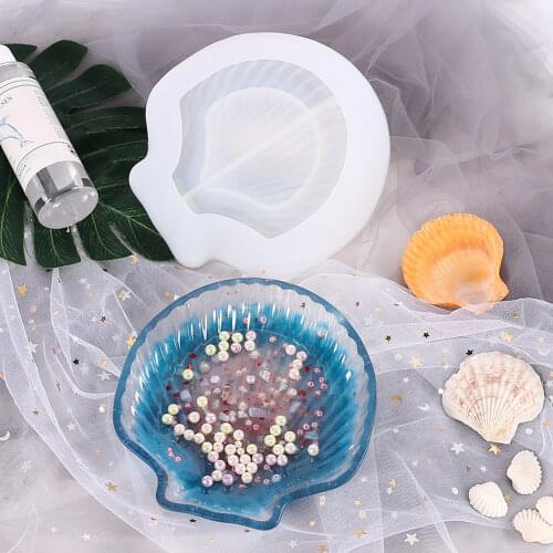 Starfish Conch Shell Silicone Resin Mold Tray Resin Mold Dish Resin Mold Coaster Molds Jewelry Plate Mold Tray Mold