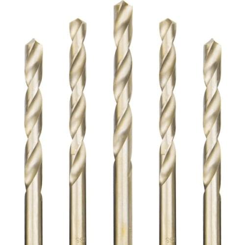 1/5/10pcs 1.0mm-14mm Cobalt bearing Twist Drill Bit Set High Speed Steel M35 Drill Bit For Wood/Metal Hole Cutter Power Tools