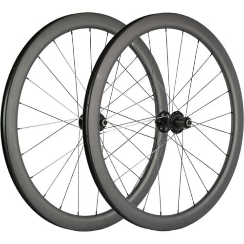 Carbon Wheelset Road Bike Disc Brake 45mm Clincher Center Lock Bicycle Wheels U Shape