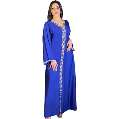 Kaftan Dubai Abaya Turkey Muslim Women Hijab Dress Islam Caftan Marocain Evening Dresses Vestidos Robe Longue Femme Abayas