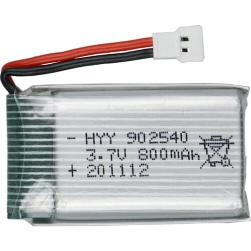 3.7V 800mAh 902540 Lithium Battery For Syma X5 X5C X5S X5SC X5HW X5HC Quadcopter D08A