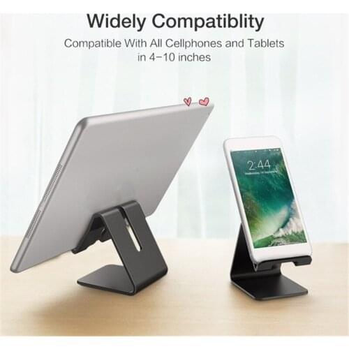 Aluminum Alloy Mobile Phone Tablet Desktop Stand Cell Phone Universal Holder for Phone ipad