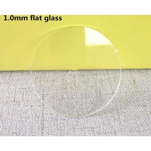 Assortment of 2pc High Quality 1.0mm Thick Round Flat Mineral Glass Size 16~40mm