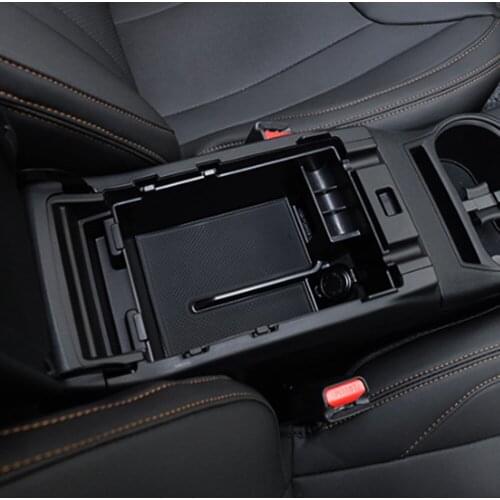 CAR CENTER ARMREST STORAGE BOX ORGANIZER TRAY FOR SUBARU XV 2018 2019 ACCESSORIES CAR-STYLING