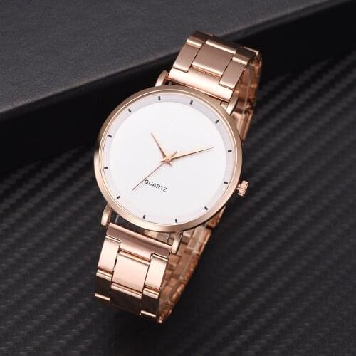 Women Watch Fashion Rose Gold Bracelet Watches Simple Stainless Steel Ladies Watch Women Clock Relogio Feminino Zegarek Damski