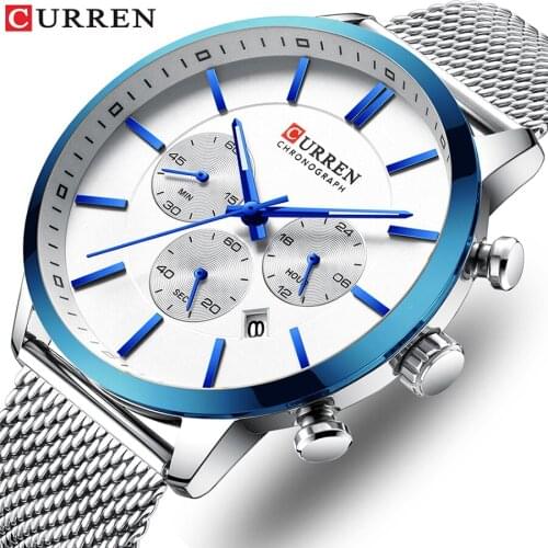 CURREN 8340 Watch Factory Hot Sale Business Watches Men Wrist Luxury Quartz Waterproof Man Wristwatches Clock Relogio Masculino
