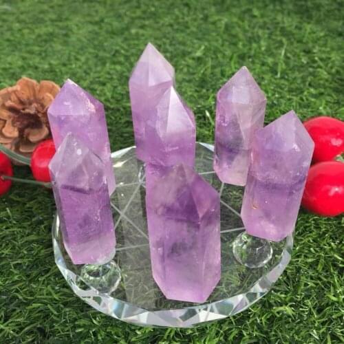 Natural amethyst quartz Crystal gemstone point Metaphysical chakra healing crystal wholesale 7 star array home decor wholesale