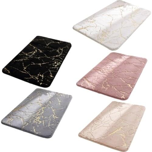 Non-Slip Bath Mat Soft Faux Fur Rabbit Bathroom Mats Absorbent Shower Carpets